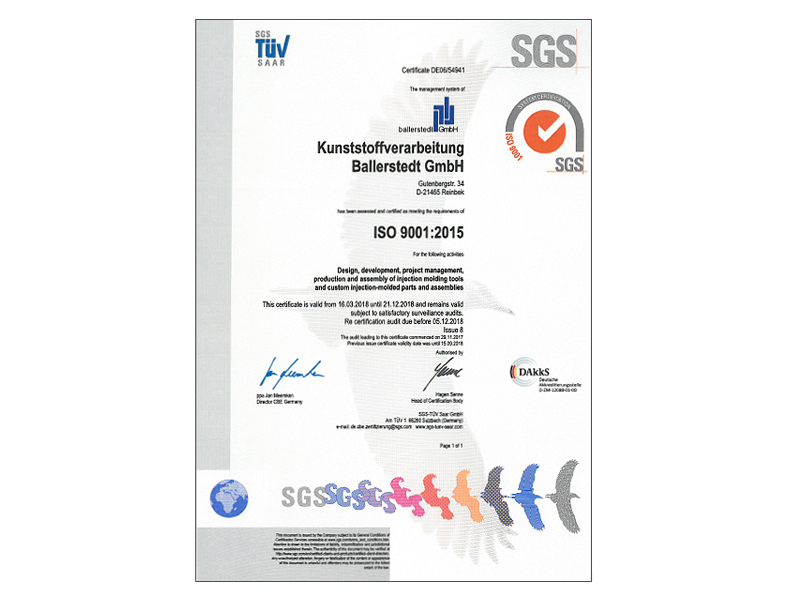 Qualitätsmanagement Zertifikat